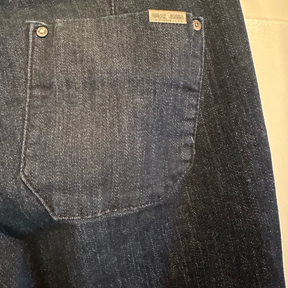 Dear John Blue Flare Wide Leg Jeans T3 - Picture 4 of 11
